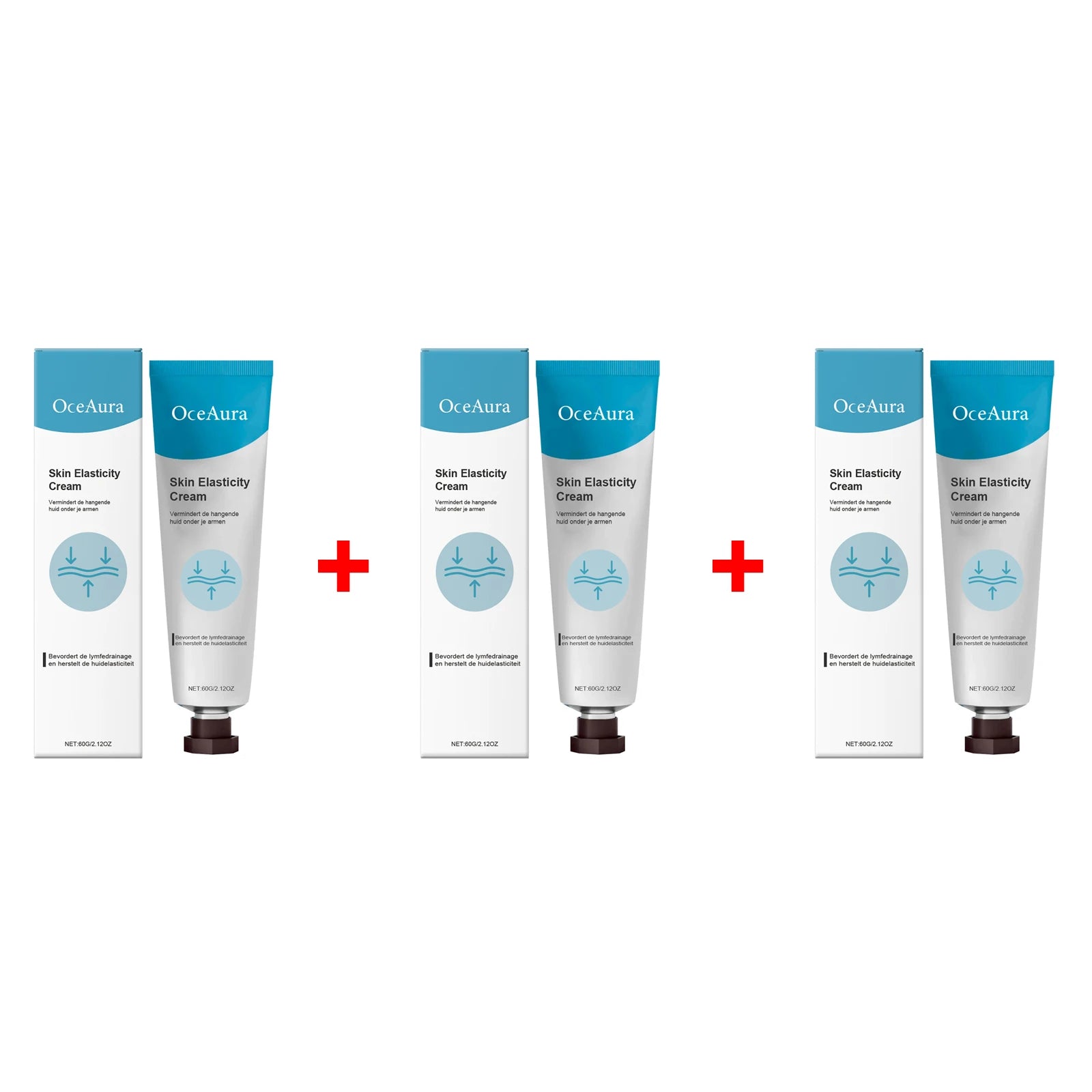 OceAura Skin Elasticity Cream Microcirculation Activating Skin Tightening Contour Sculpting Moisturizing Body Skin Firming Cream Qme 60gx3