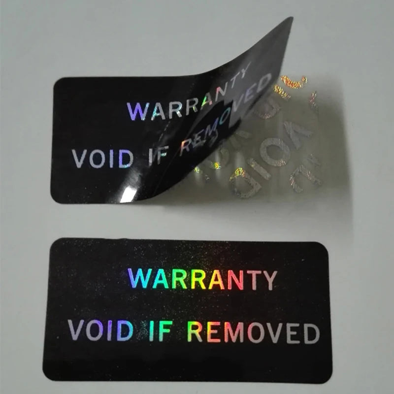 Brittle Paper Tamper Proof Warranty Protection Sticker Security Seal Qme