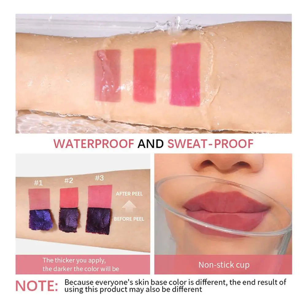 Lip Liner Stain Peel Off Gloss Long Lasting Waterproof Matte Glossy Qme