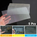 5 Pcs Metal Car Bumper Repair Net Plastic Crack Repair Hole Repairing Mesh Net For Bumper Body Hood Vents 20 X15cm Qme Default Title