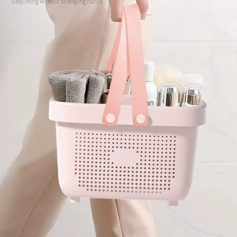 Basket Bin Dorm Room Bedroom Green Plastic Storage Basketfor Bathroom Qme