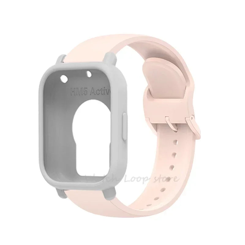 Silicone Case Strap Redmi Watch 5 Lite Active Repacement Bracelet