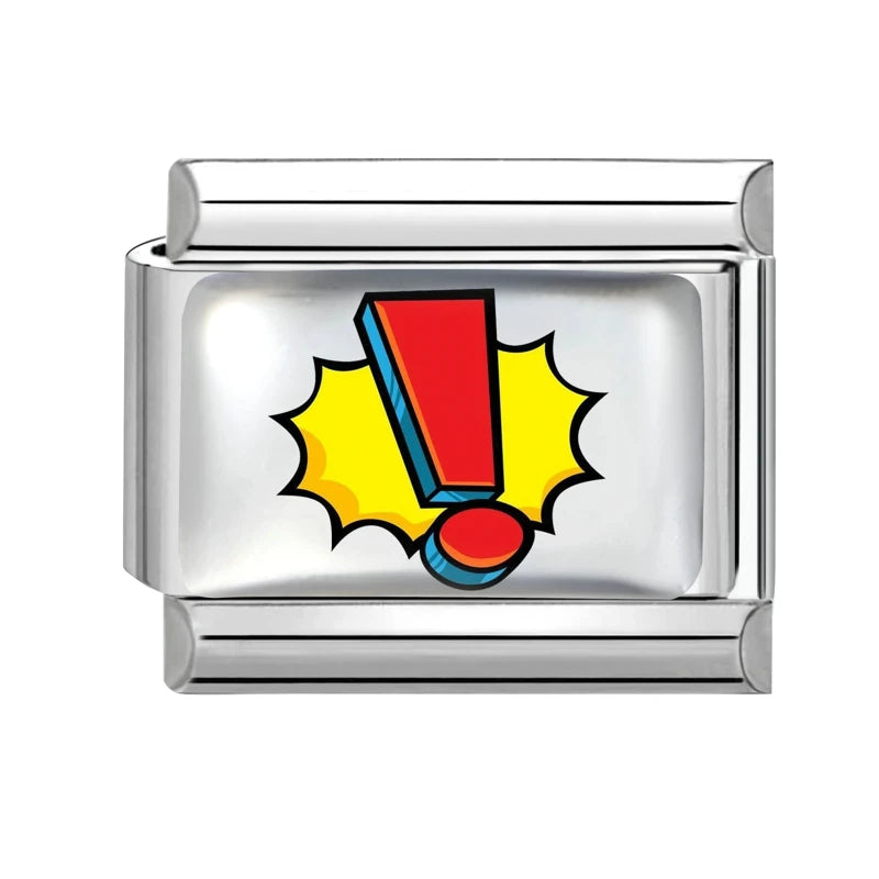Y2K Red Series Colorful Love Heart Sun Star Italian Charm Link Fit
