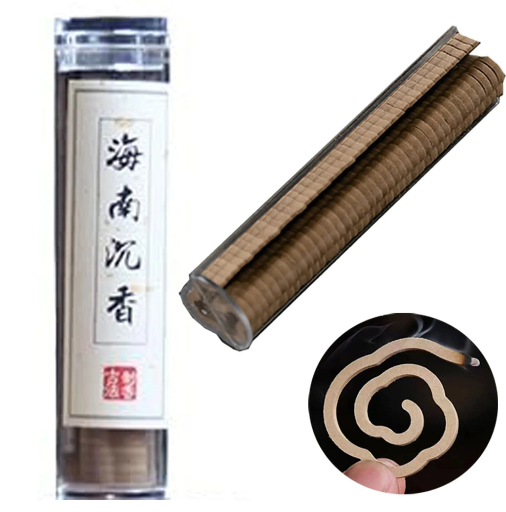 Small Xiangyun Coil Incense Non-stick Powder Ambergris Sandalwood Agilawood Home/Indoor/Deodorant Household Incense Qme H