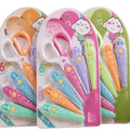 Creative And Cute Lace Scissors Can Be Changed Into 6-head Child Safety Diy Pattern Paper Cuttings Card Tool Qme 6-piece set