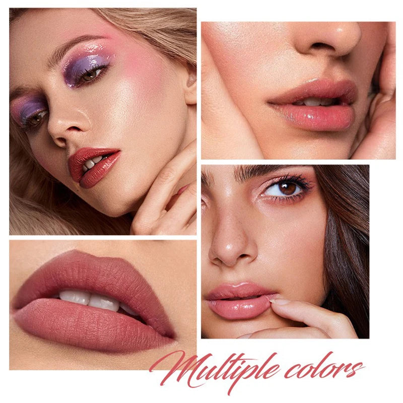 6pcs/1set matte lipstick set,long-lasting,non-stick cup,waterproof lipstick,suitable for Halloween,suitable for all skin types Qme