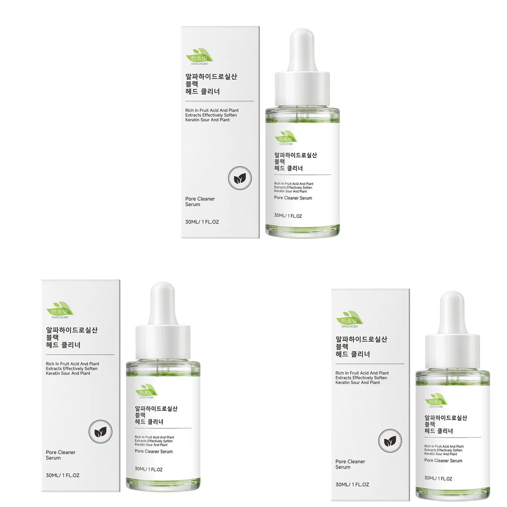 Hanchobit Pore Cleaner Serum Long Lasting Nourishment Improve Rough Skin Product Lightweight Moisturizier Pore Care Essence 30ml Qme 3 X 30ml Boxed