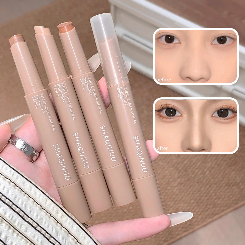 SHAQINUO Matte Nose Shadow Contour Pen Smooth Cream Texture Natural Qme