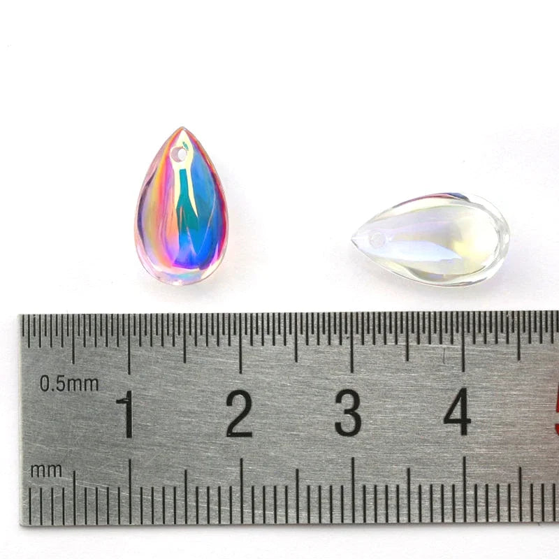 Super Shiny 8x14mm Drop Shape Crystal Beads Austria Glass Drop Beads Spacer Beads for Jewelry DIY Jewelry Accessories 28pcs/lot Qme