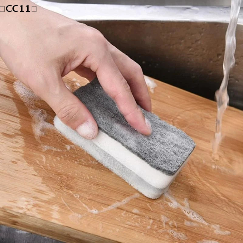 Double-sided Cleaning Spongs Scouring Pad Kitchen Wipe Dishwashing Qme Default Title