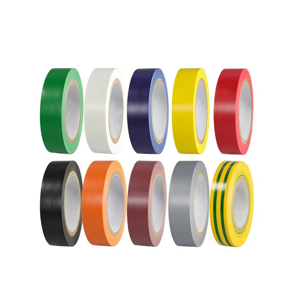 PVC colored electrical tape is waterproof, flame-retardant, insulated, and environmentally friendly Qme