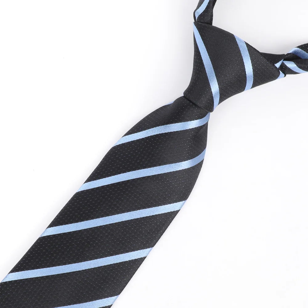 100 Silk Tie Striped Necktie Classic Plaid Ties Men Grey Beige Blue Qme RT5