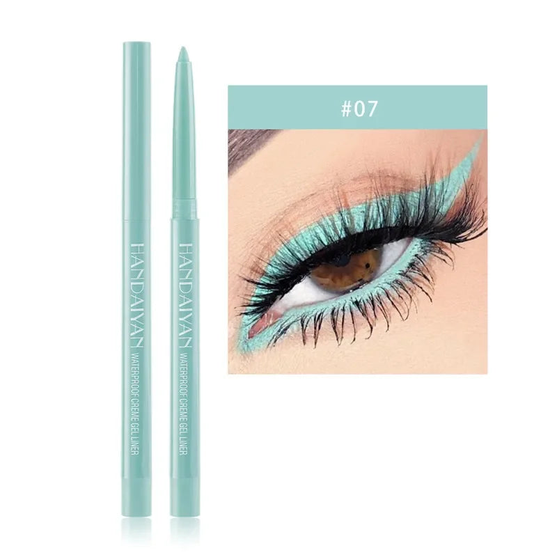 20 Colors Waterproof Matte Eyeliner Gel Long Lasting Professional Sweatproof Non-smudge Multicolor Ultra-fine Eyeliner Pencil Qme 7