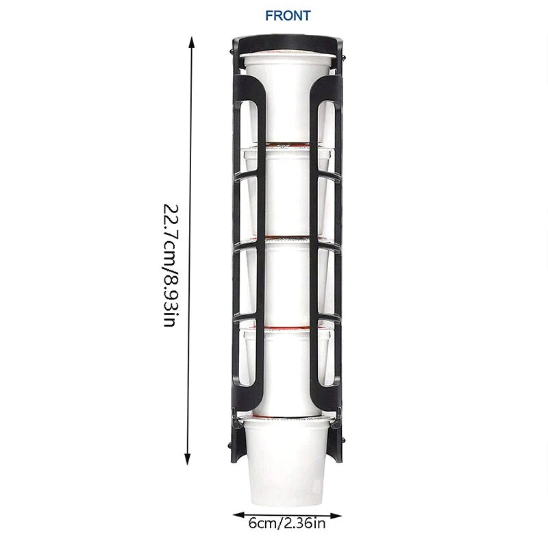 Compatible Keurig Coffee Makers Dual-compartment Organizer Pod Holder Qme