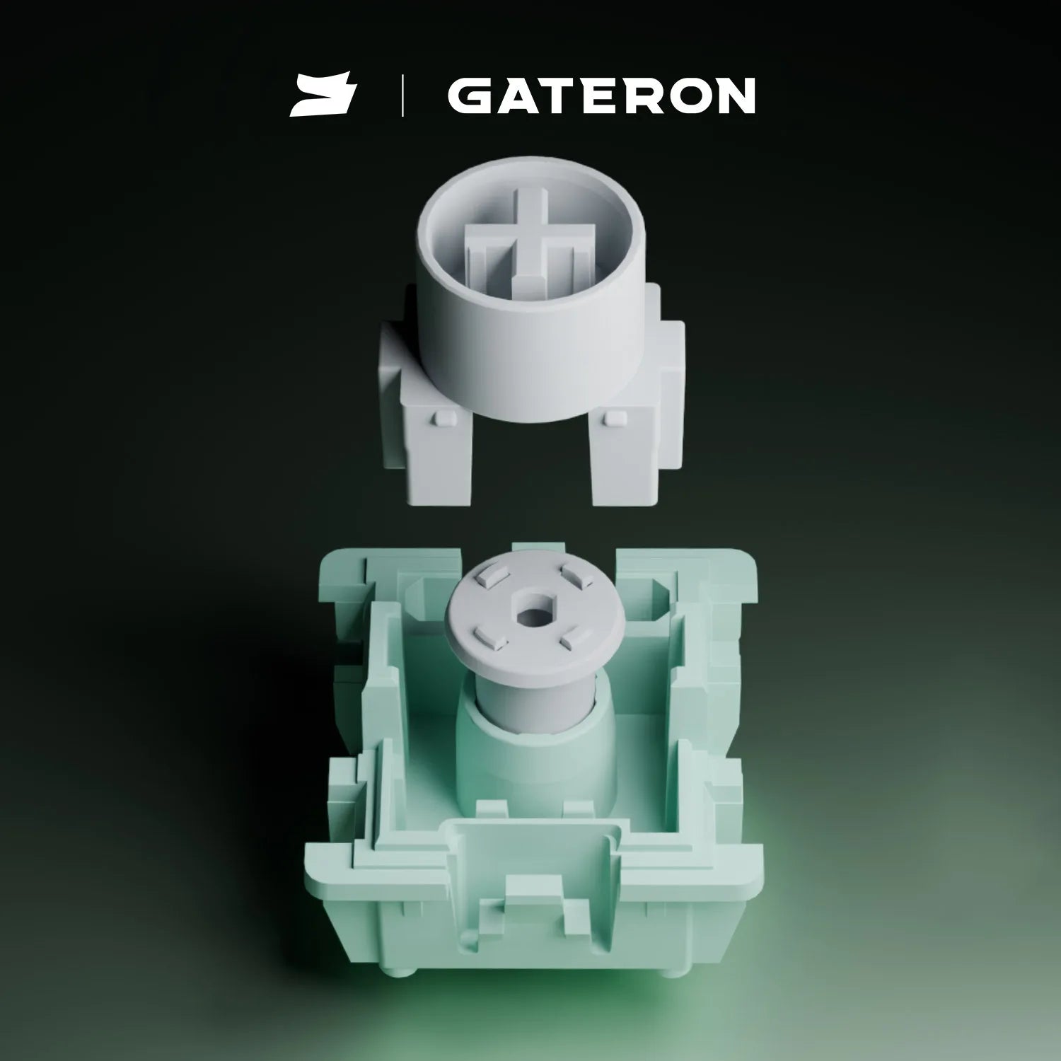 GATERON Magnetic Jade Ultra Switch Linear Freely Setting Rre-Travel HE Hall Sensor Effect for Magnetic Keyboard Gaming Office Qme