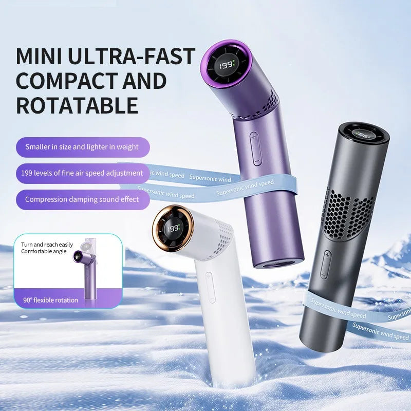 2026 Selling Lipstick-style USB Fan Compact Foldable Mini Strong Qme light green