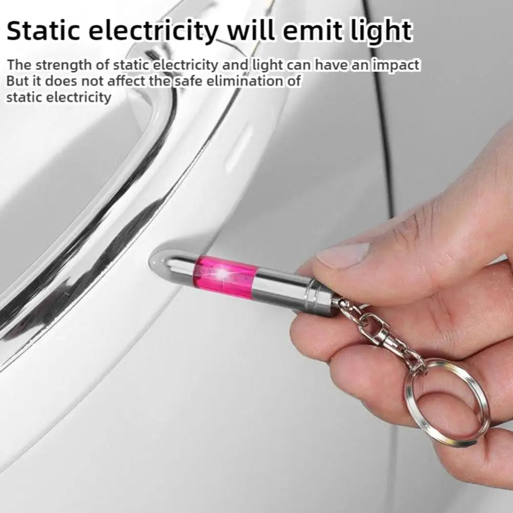 Human Body Static Eliminator Portable Anti-Static Keychain Static Electricity Remover Discharge Key Chain For Human Body Qme