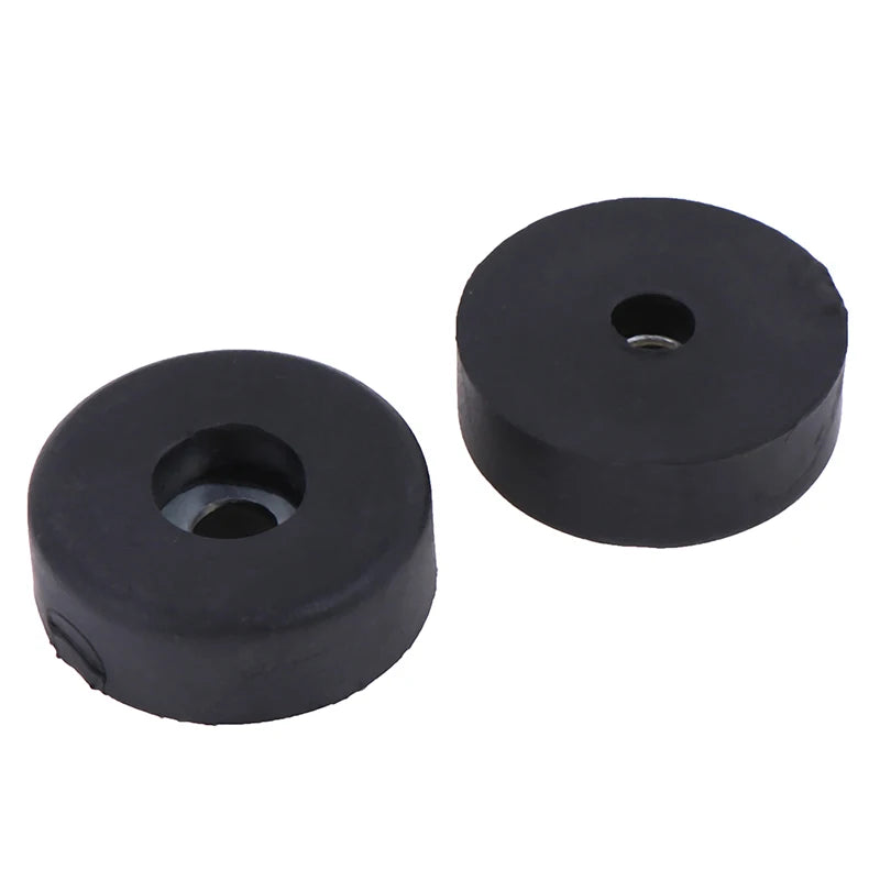 .4Pcs Plastic Bumpers Embedded Washer Feet Pad Instrument Holder 30x10mm. Qme