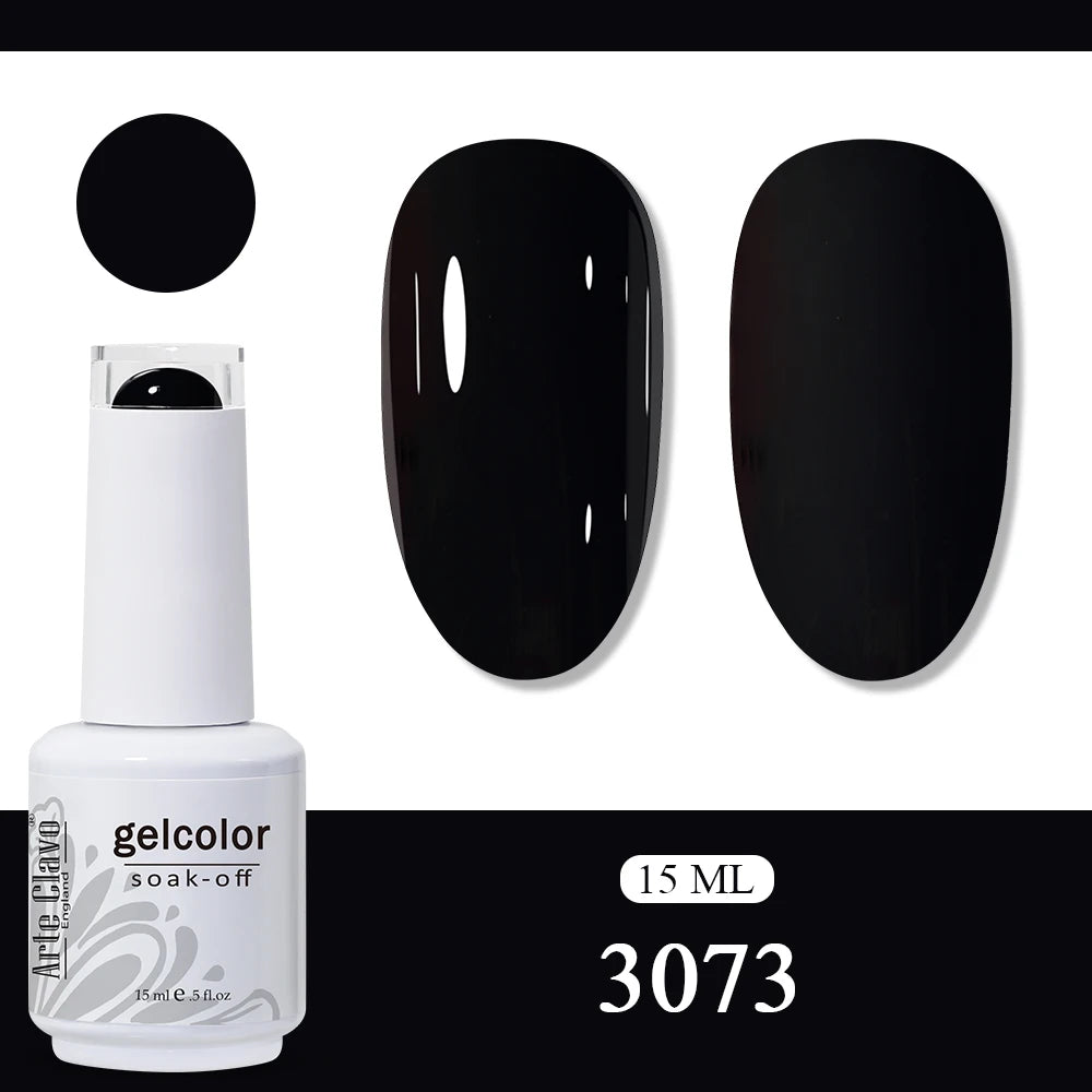 Arte Clavo Amber Gel Nail Polish Translucent Vintage Jelly Semi