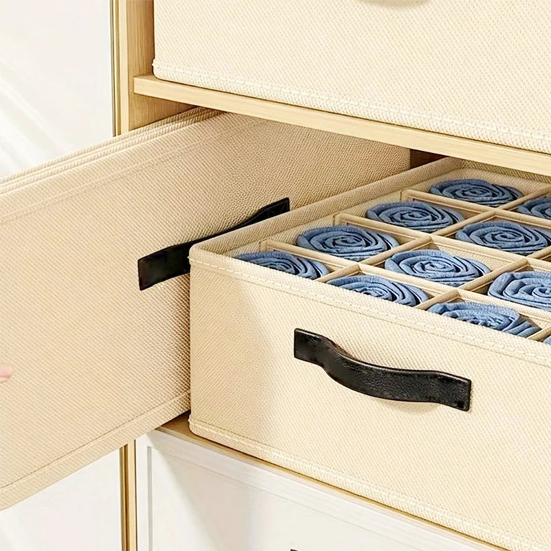 1 Home Bedroom Wardrobe Clothes Folding Dividing Storage Box Qme