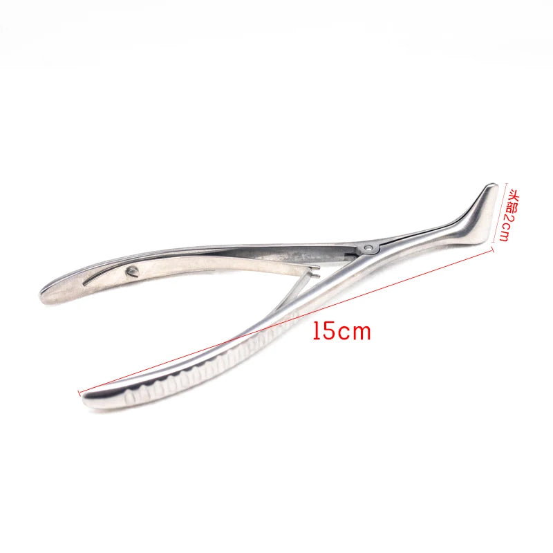 Medical Nose Mirror Speculum Lens Nostril Pliers Nasal Cavity Qme Silver