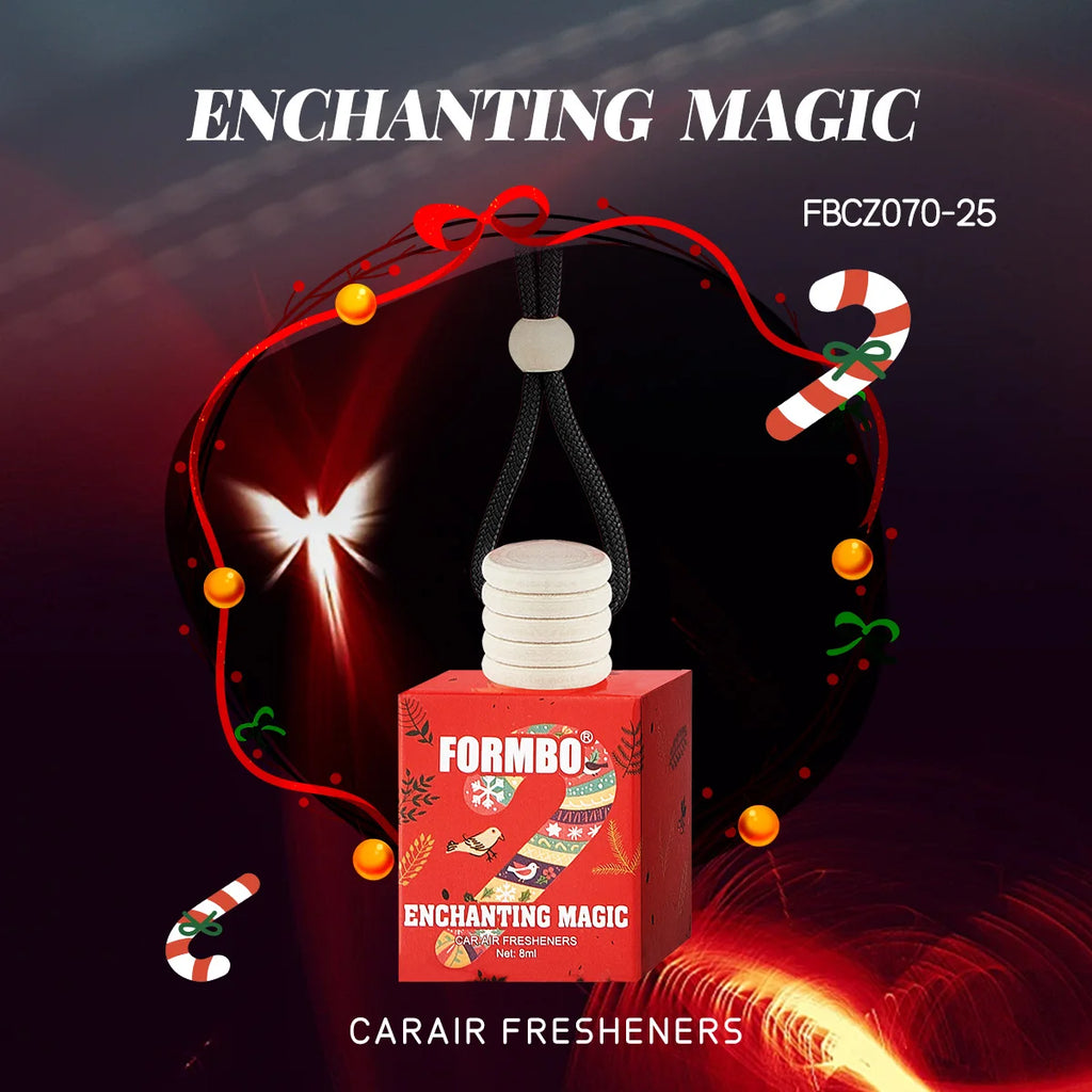 Christmas Car Perfume Fragrance Lasting Odor Removing Snowman Qme 070 ENCHANTNG MAGIC