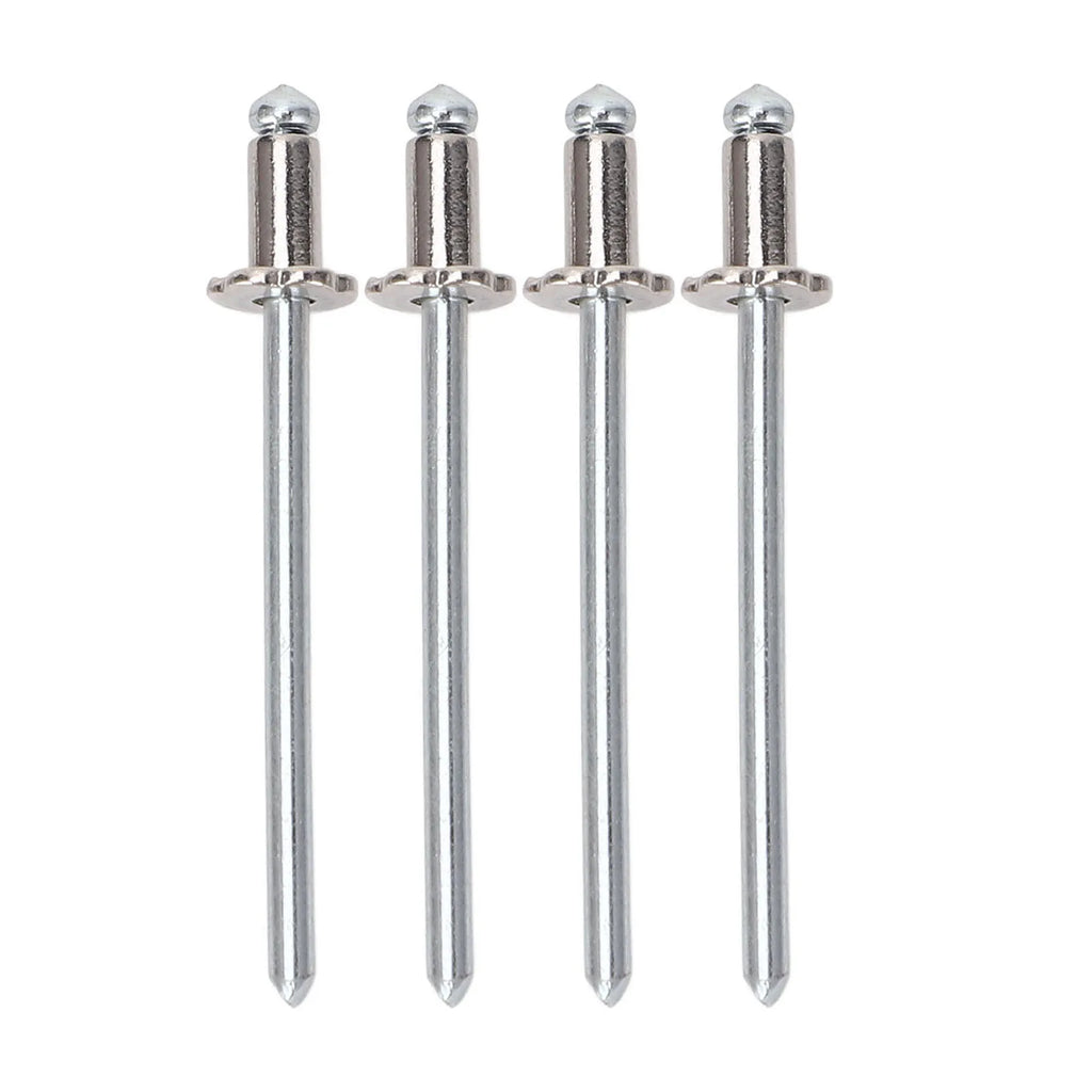 Dash Rosette Rivets Aluminum Rosette Rivets High Strength Rustproof Long Lasting Replacement for AMC VIN DOOR Qme Silver
