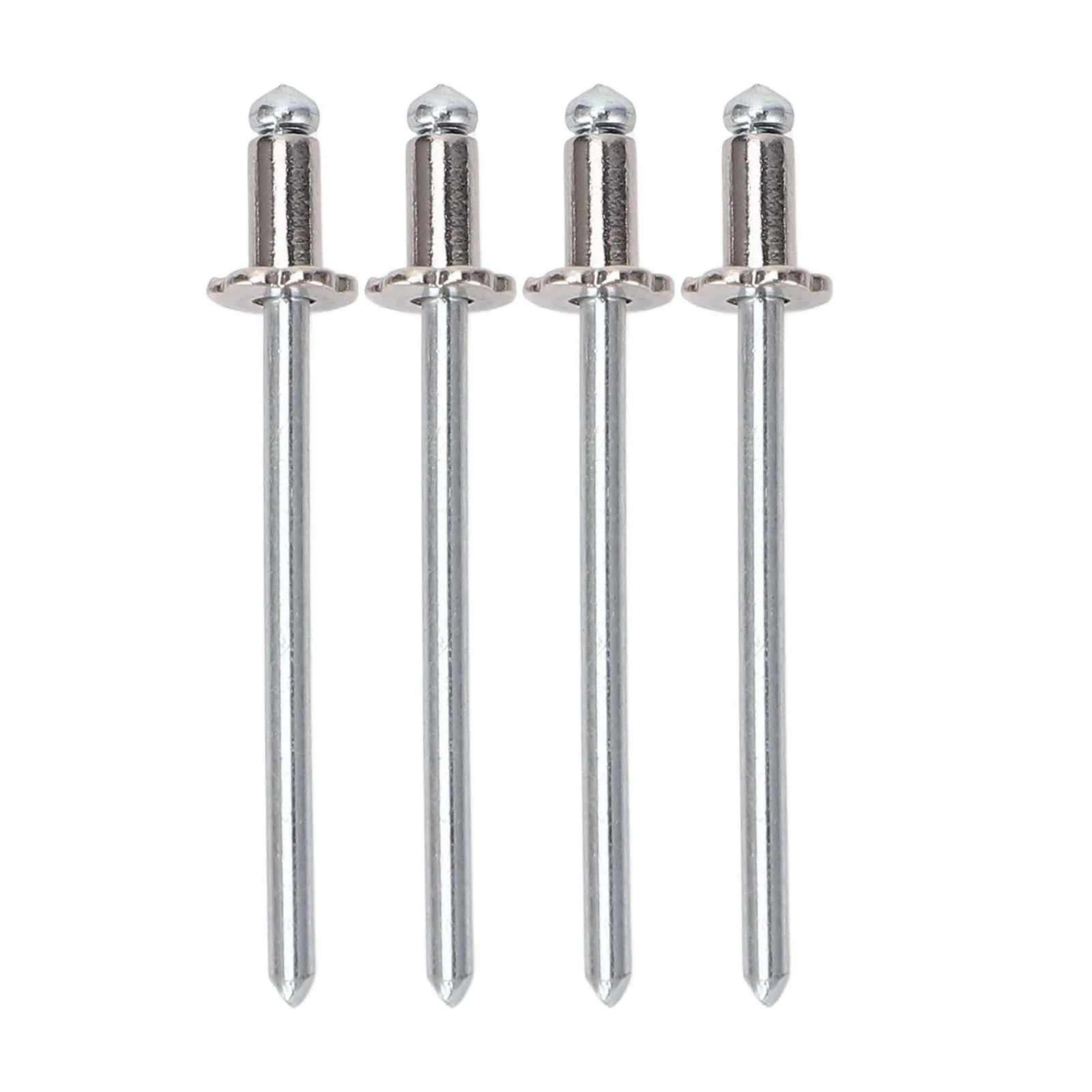 Dash Rosette Rivets Aluminum Rosette Rivets High Strength Rustproof Long Lasting Replacement for AMC VIN DOOR Qme Silver