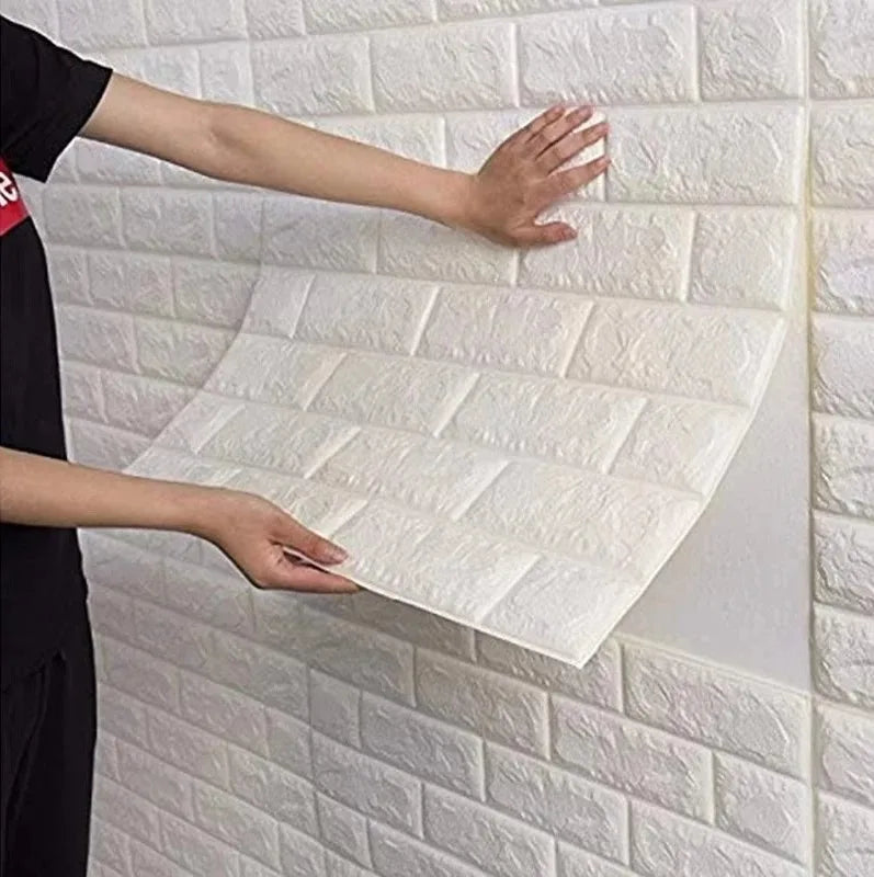 38 5cmx35cm 3d Brick Wall Sticker Wallpaper Self Adhesive Anti Stain Qme