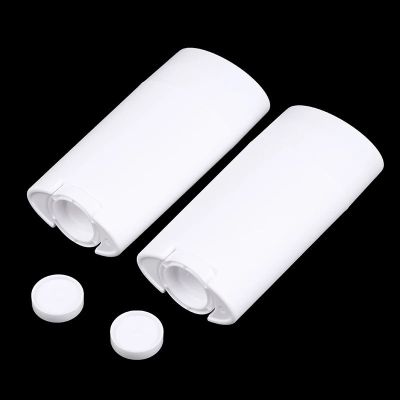 Refillable PP Empty Deodorant Container Plastic Twist-up Tube DIY Qme