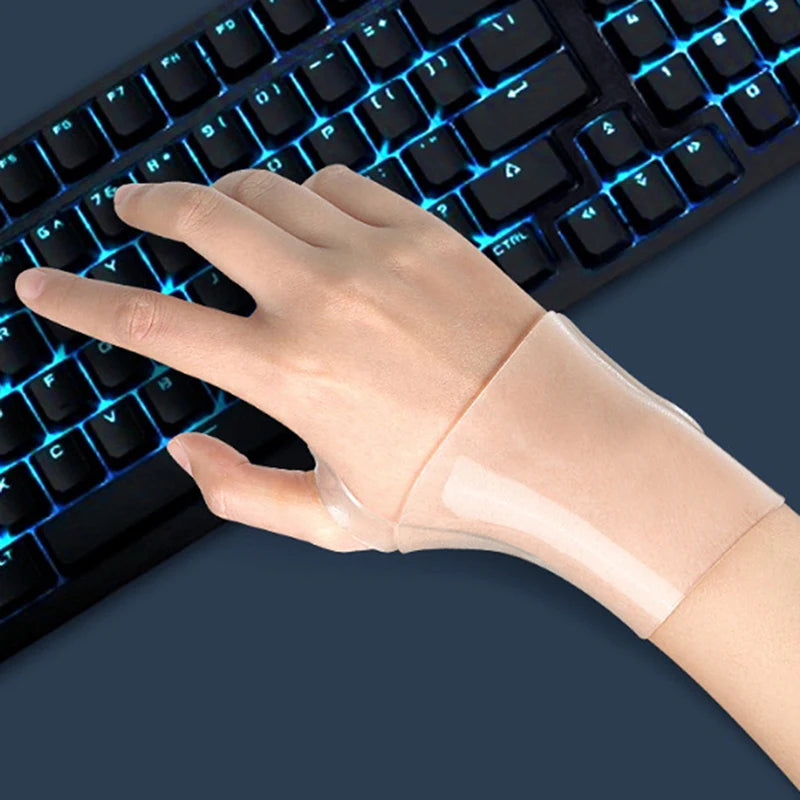 Transparent Wristband Soft Silicone Wrist Bands Men Women Hand Qme