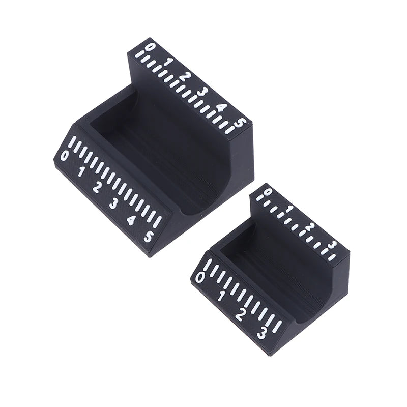 1 Application Sticker Alignment Tool Time-saving Reusable PET Vial Qme black 2pcs