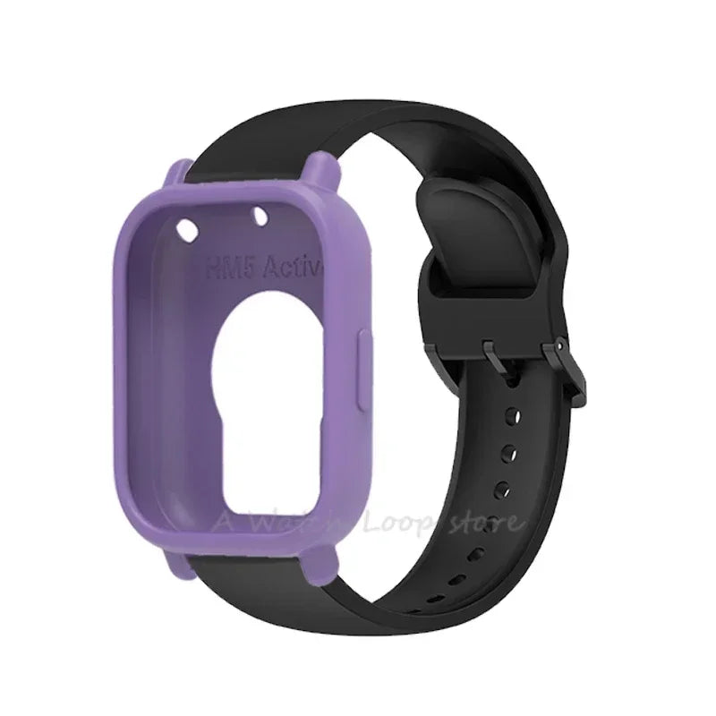 Silicone Case Strap Redmi Watch 5 Lite Active Repacement Bracelet