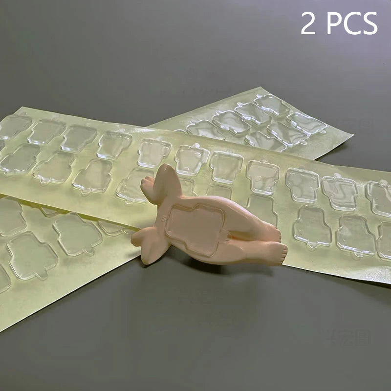 Model Same Nano Adhesive Doll Ornament Double Sided Tape Transparent Qme