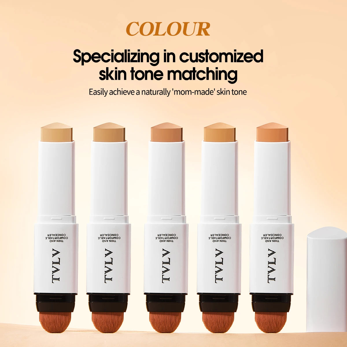 Concealer Double Head Design Light Thin Covers Facial Defects Creates Qme