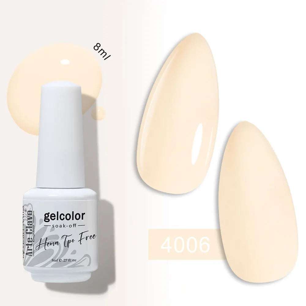 Arte Clavo Semi-permanent Gel Nail Varnish 180 Colors Semipermanent