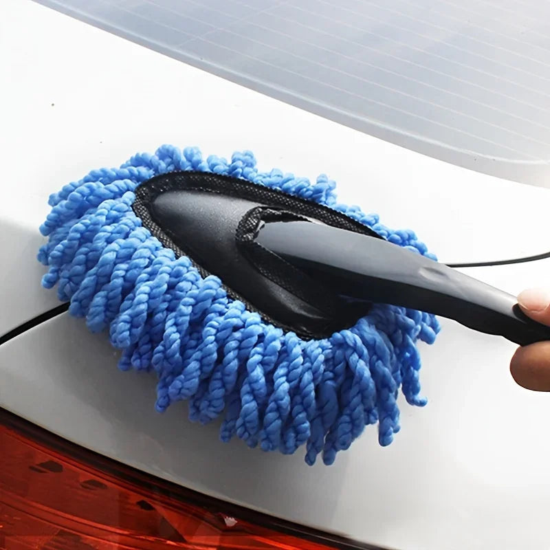 Car Dust Removal Small Duster Wipe Car Soft Brush Cleaning Brush Mini Bristle Brush Dust Removal Brush Nanofiber Car Interior Qme