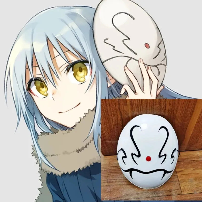 Rimuru Tempest Mask Cosplay Anime That Time I Got Reincarnated As A Slime Full Face Helmet Halloween Masquerade Party Headgear Qme