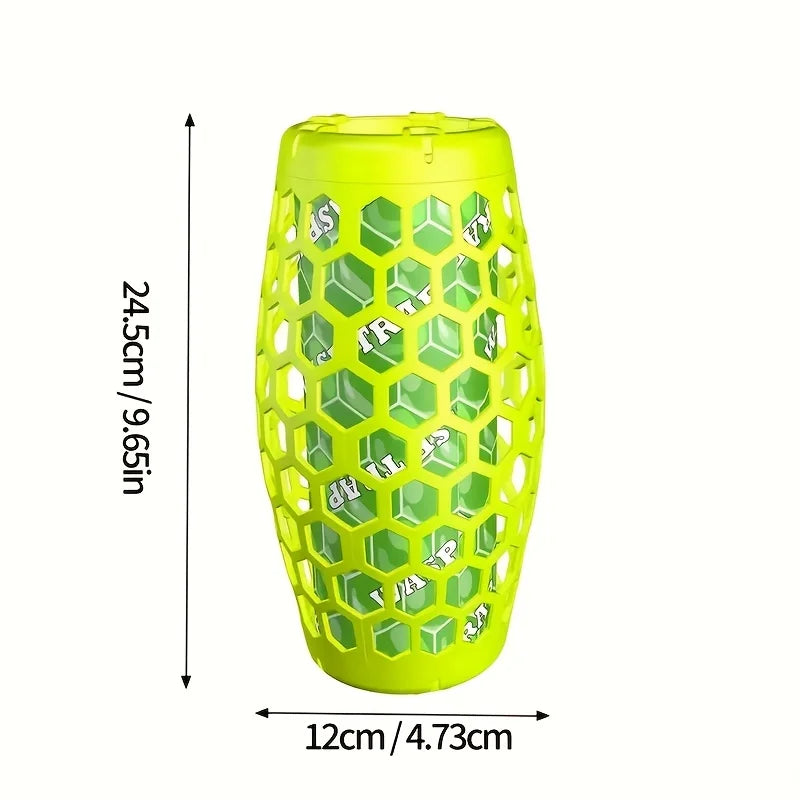 2PCS Wasp Trap Outdoor Hanging Carpenter Bee Hornet Catcher Reusable Yellow Jacket Trap Bee Killer Wasp Catcher Outside Garden Qme