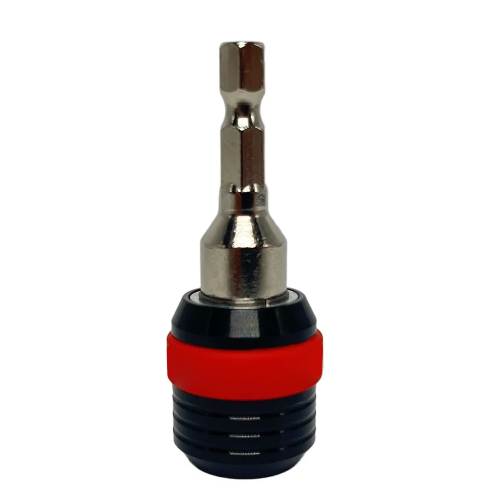 Bit Holder 60mm Hex Shank Quick Coupling 1/4 Electric Holder Drill Chuck Adapter Single-headed Screw Extractor Tool Qme
