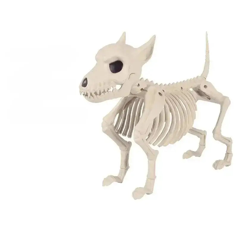 Halloween Skeleton Decoration Props Simulated Animal Models Wolf Qme A