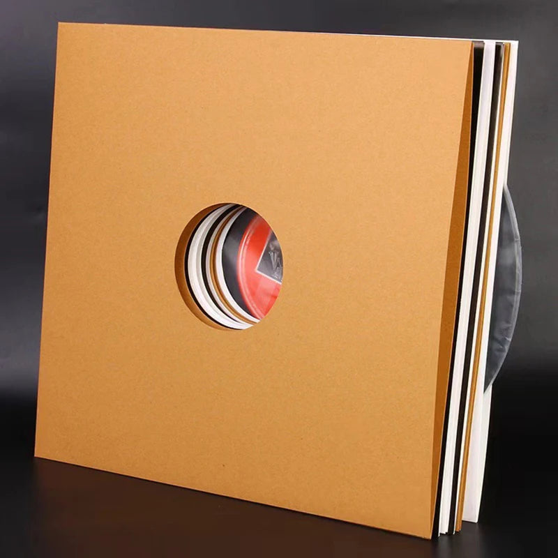 Vinyl Records Sleeves LP Record Cover Resealable Outer Composite Qme