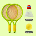 1 Setlightweight Children Tennis Badminton Racquets Kids Rackets Qme Green EVA Ball