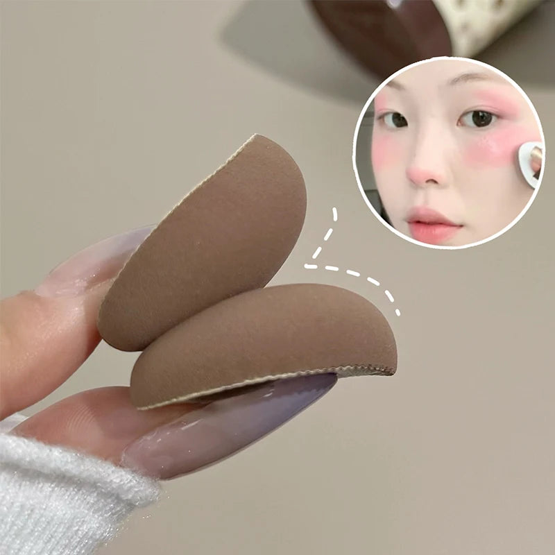 ART VALUE Mini Coffee Design For Powder Puff Cup Blush Highlighter Concealer Makeup Powder Puff Cute Thumb Powder Puff Tools Qme
