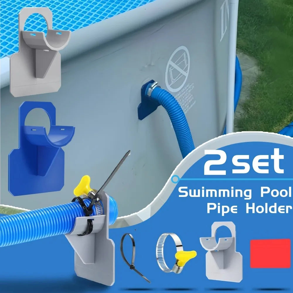Swimming Pool Pipe Holder 30-37mm Water Pipe Drainage Pipe Mount Supports for Preventing Pipes Sagging Swimming Pool Accessories Qme