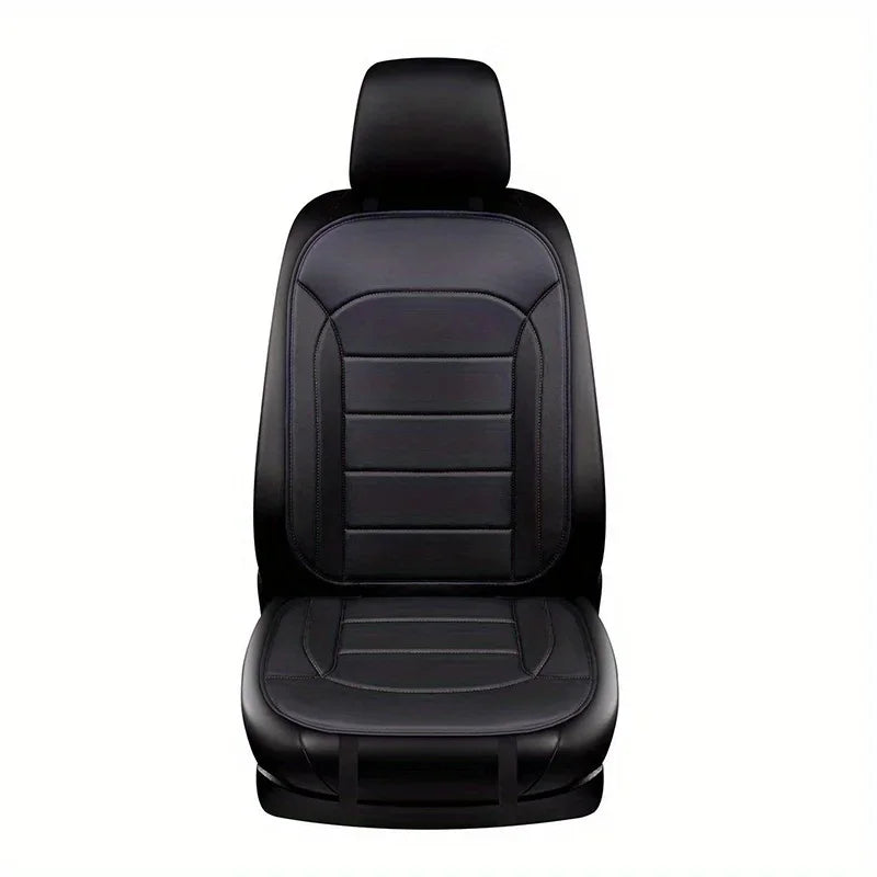 Luxury Synthetic Leather Car Seat Cover - Fit, Four Seasons, Single Pack, Automotive Interior Decoration, Car Seat Cover Qme