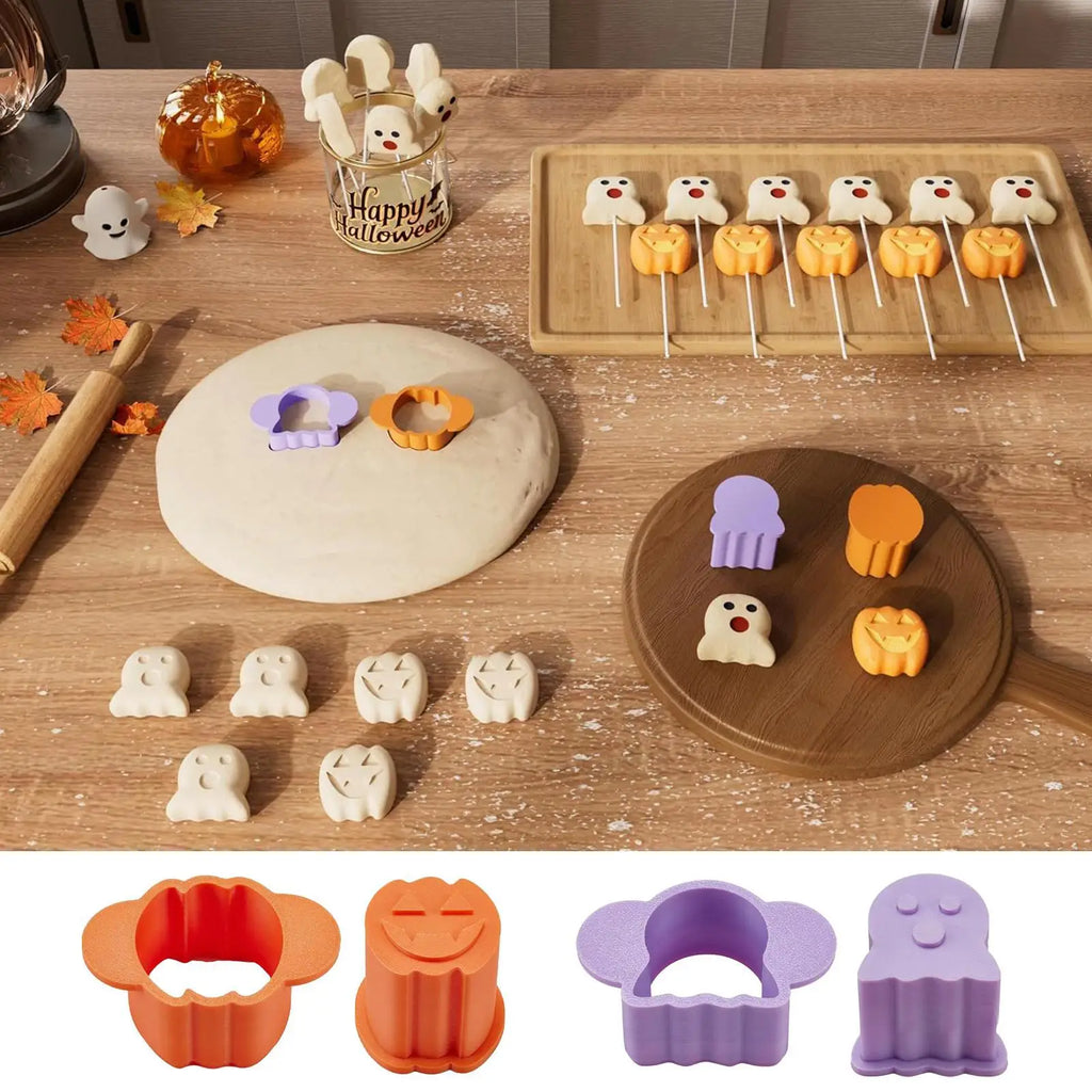 Halloween Baking Mold Resin Casting Moulds Festive Non-stick Craft Qme