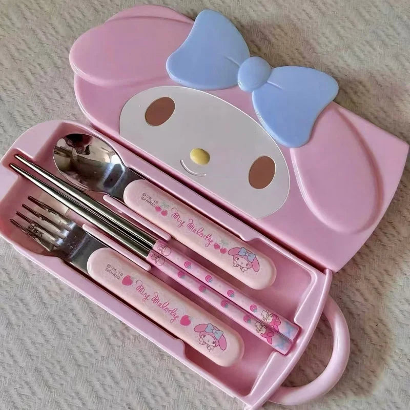 Hello Kitty Cute Cartoon Tableware Instagram-worthy Personalized Qme