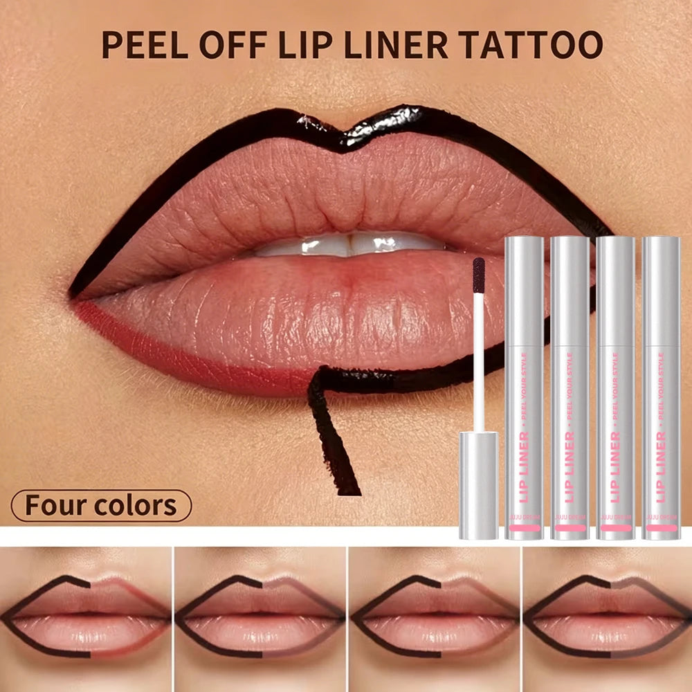 24 Hours Long Lasting Peel Off Lip Tint Waterproof Stain Tattoo Gloss Qme