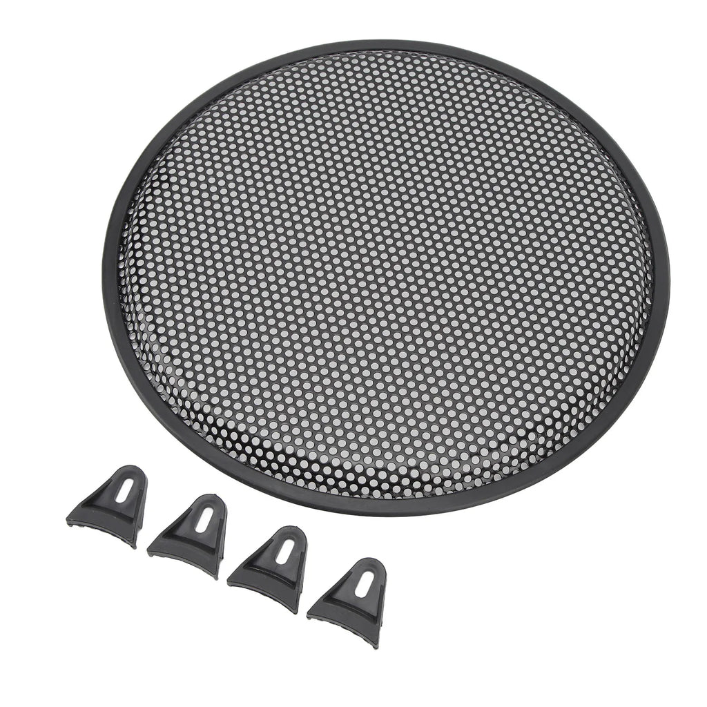 12 Inch Speaker Grill Iron Subwoofer Speaker Cover Audio Mesh Protector Guard for Car RV Speaker Protector Guard Qme